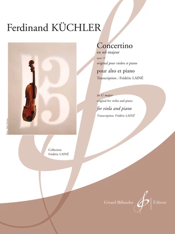 Concertino en Sol majeur Op. 15 Visual
